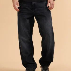 Casual Loose Fit Jeans | Black